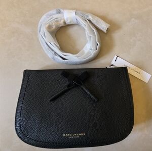 NWT Marc Jacobs Maverick Small Pebbled Leather Crossbody Bag Black